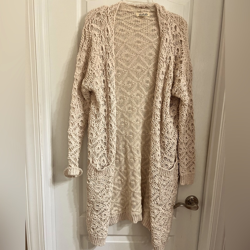 Crochet Sweater -Cream
